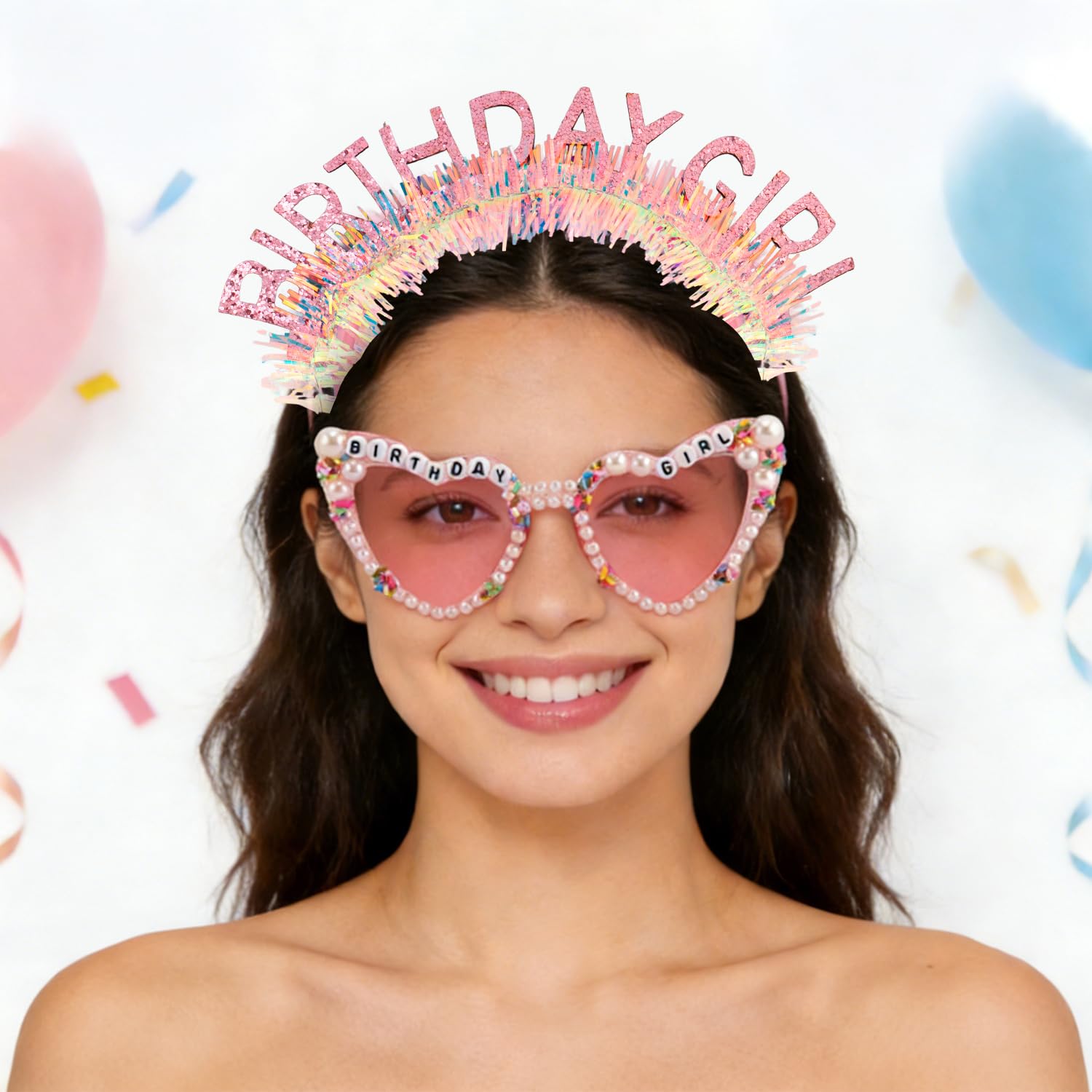 Birthday Girl Headband Sash Su - Birthday Sash Glitter ulasan dan harga