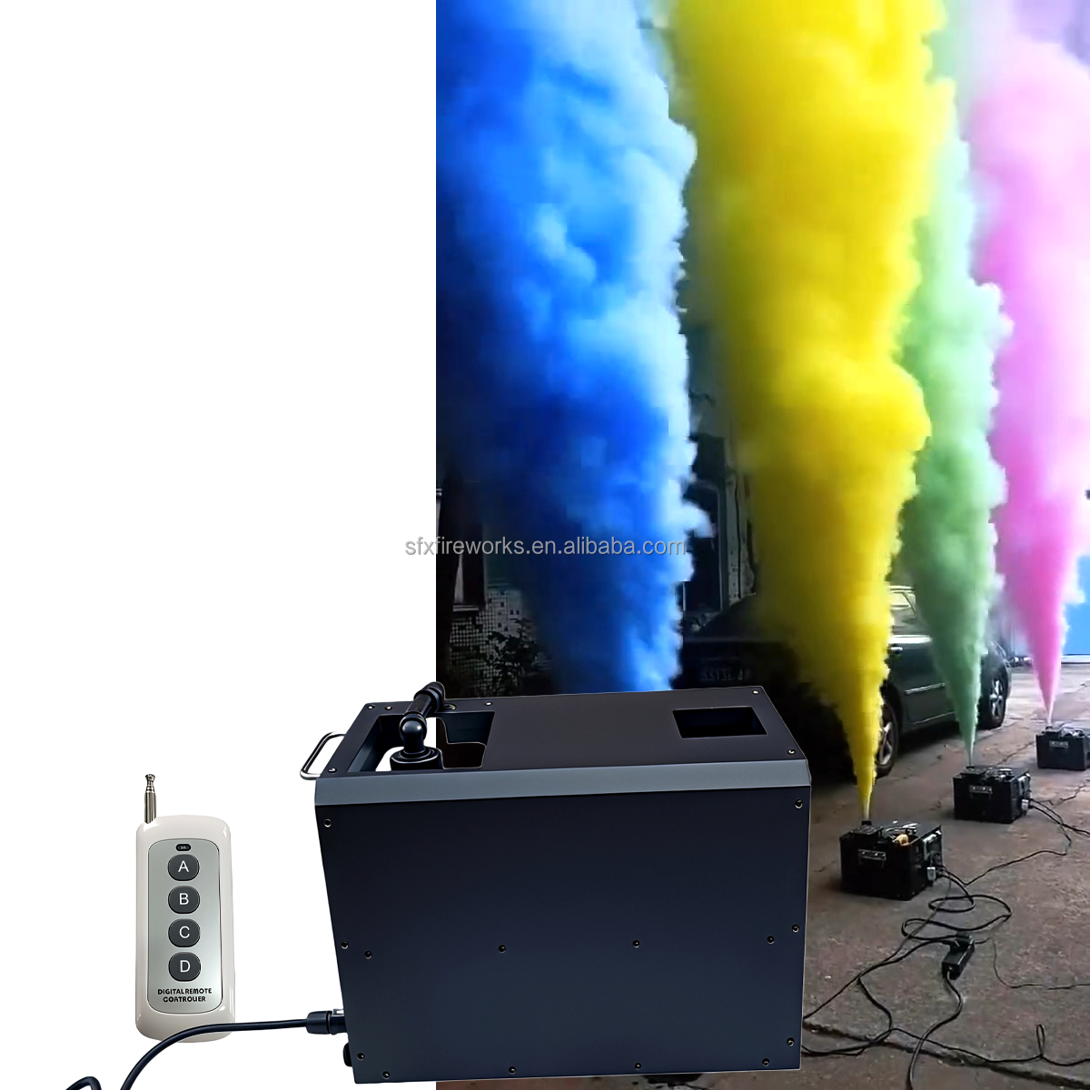 Super Powerful DMX Remote Cont - Confetti Cannon Tube ulasan dan harga