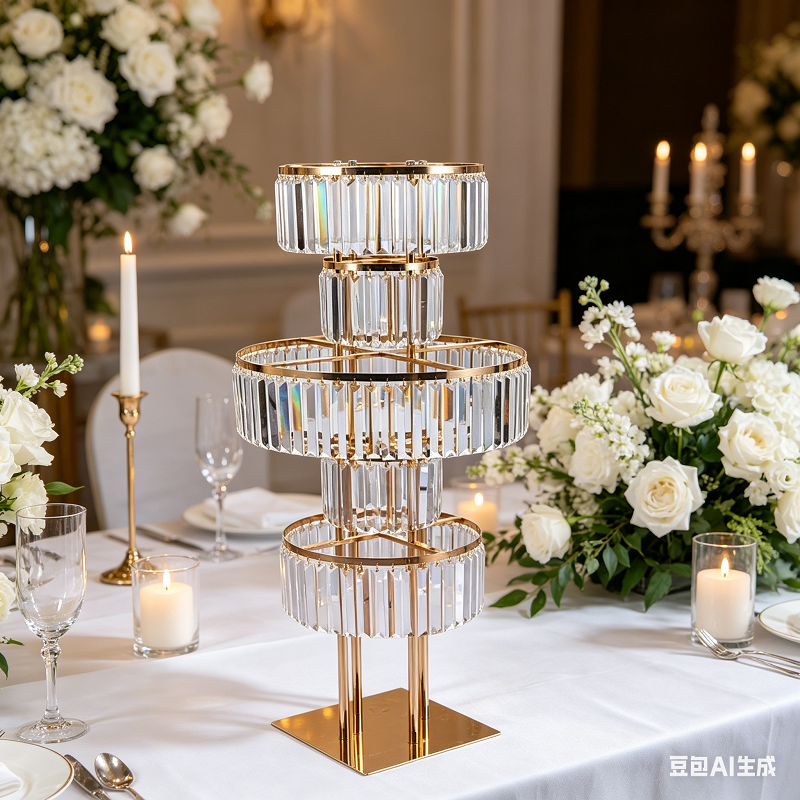 4 PCS Flower Rack Crystal Road - Party Event Supply Store ulasan dan harga