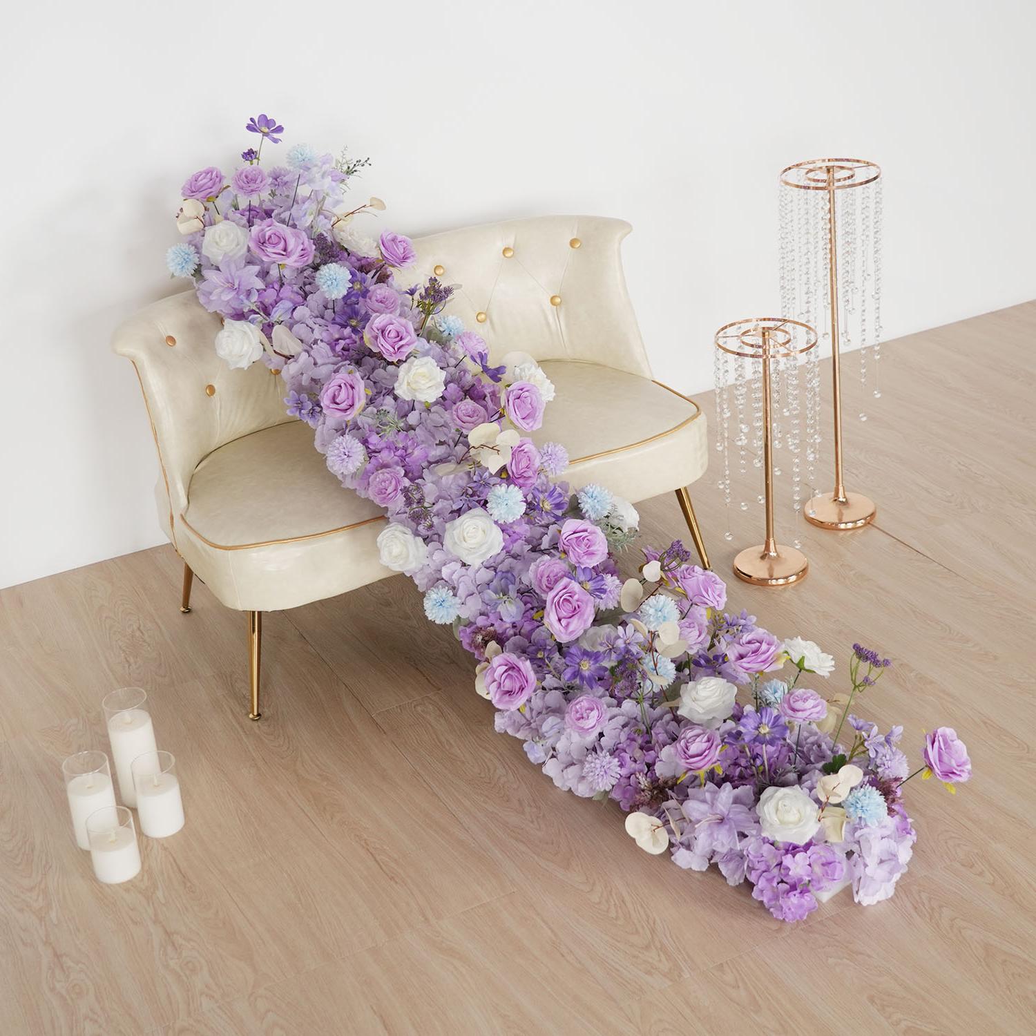 Uflower 1m/2m Pink Rose Hydran - Flower Wall Panel ulasan dan harga