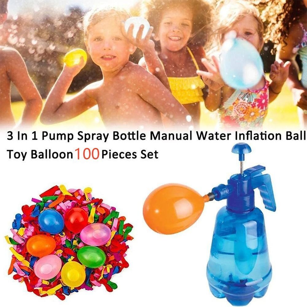 New Portable Air Water Bomb Ba - Balloon Pump Hand ulasan dan harga