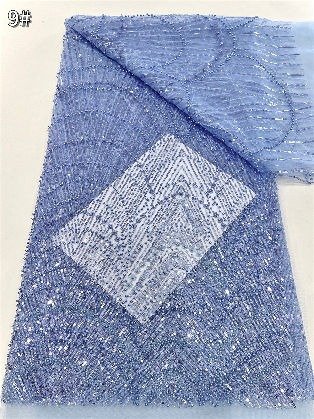 African French Sequined Lace F - Glitter Tablecloth ulasan dan harga