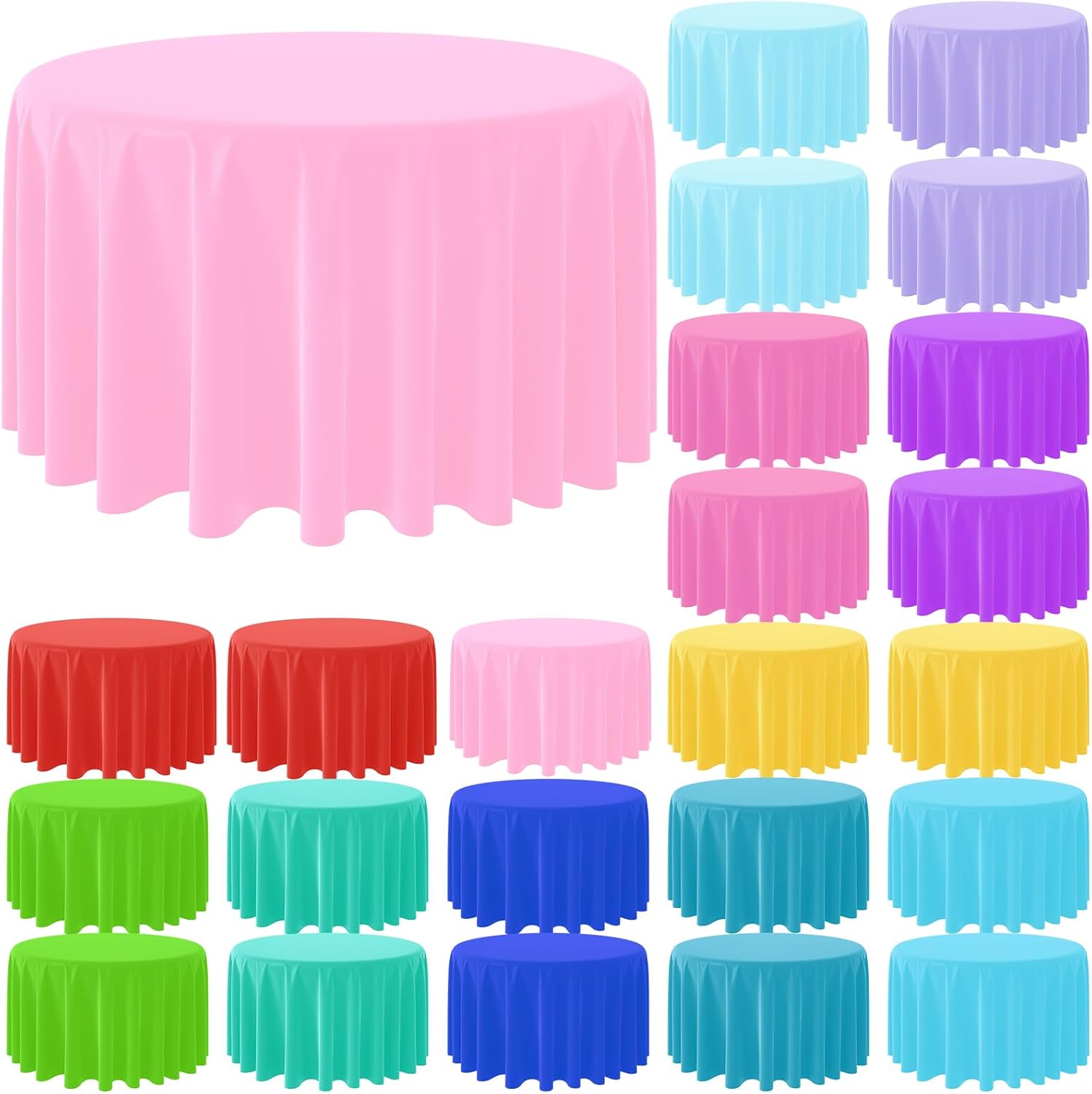 Disposable Round Solid Color T - Table Cloth Disposable ulasan dan harga