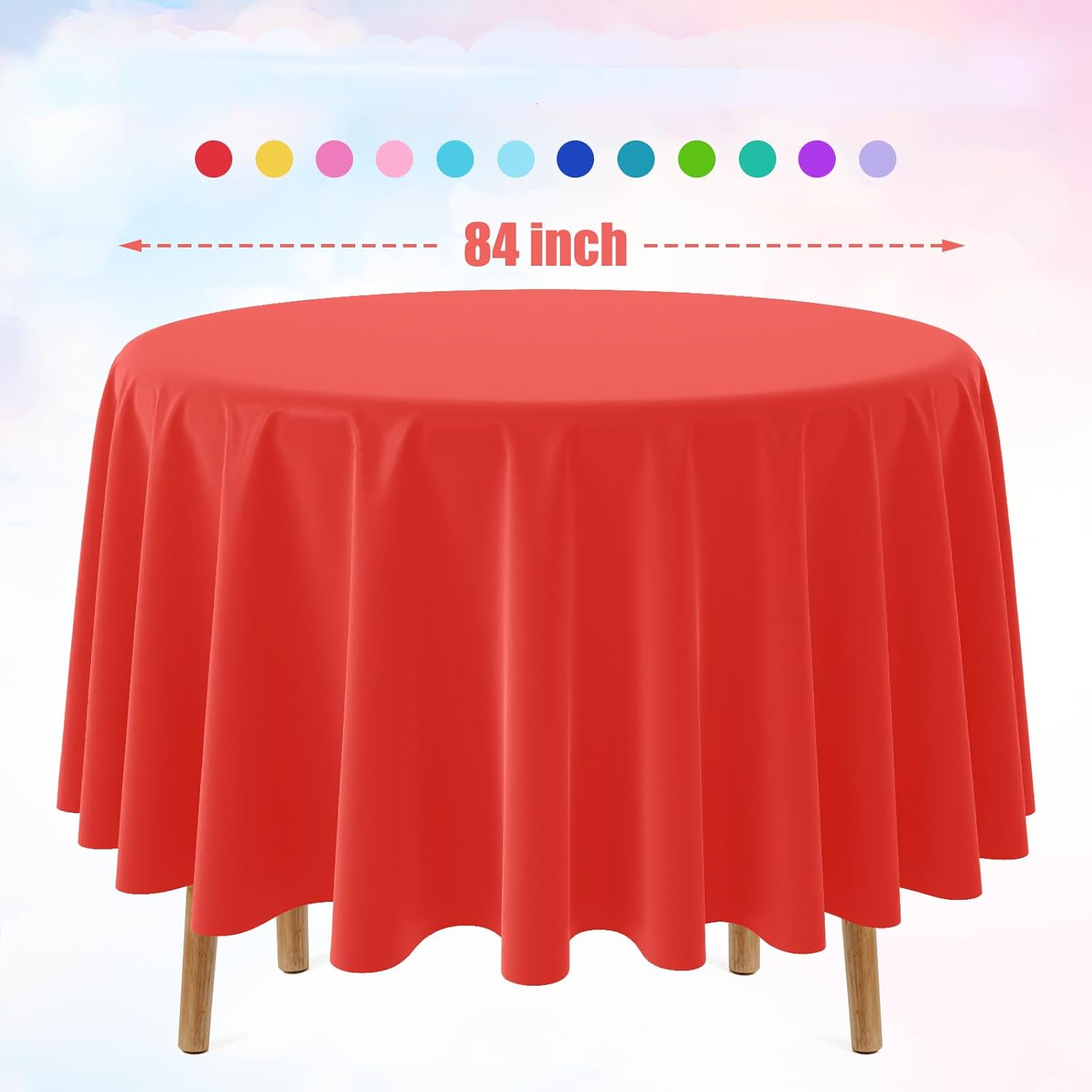 Disposable Round Solid Color T - Table Cloth Disposable ulasan dan harga