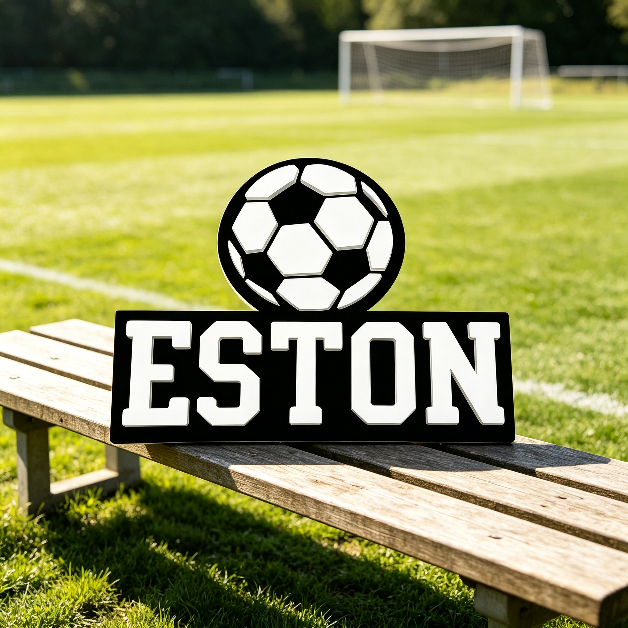 1Pc Custom Football Style Wood - Eve Party ulasan dan harga