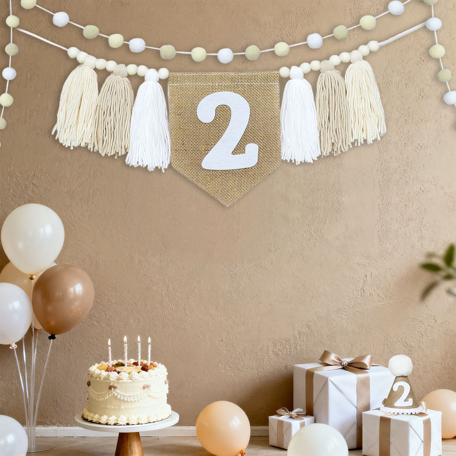 Birthday High Chair Banner Han - Party Hat Cone ulasan dan harga