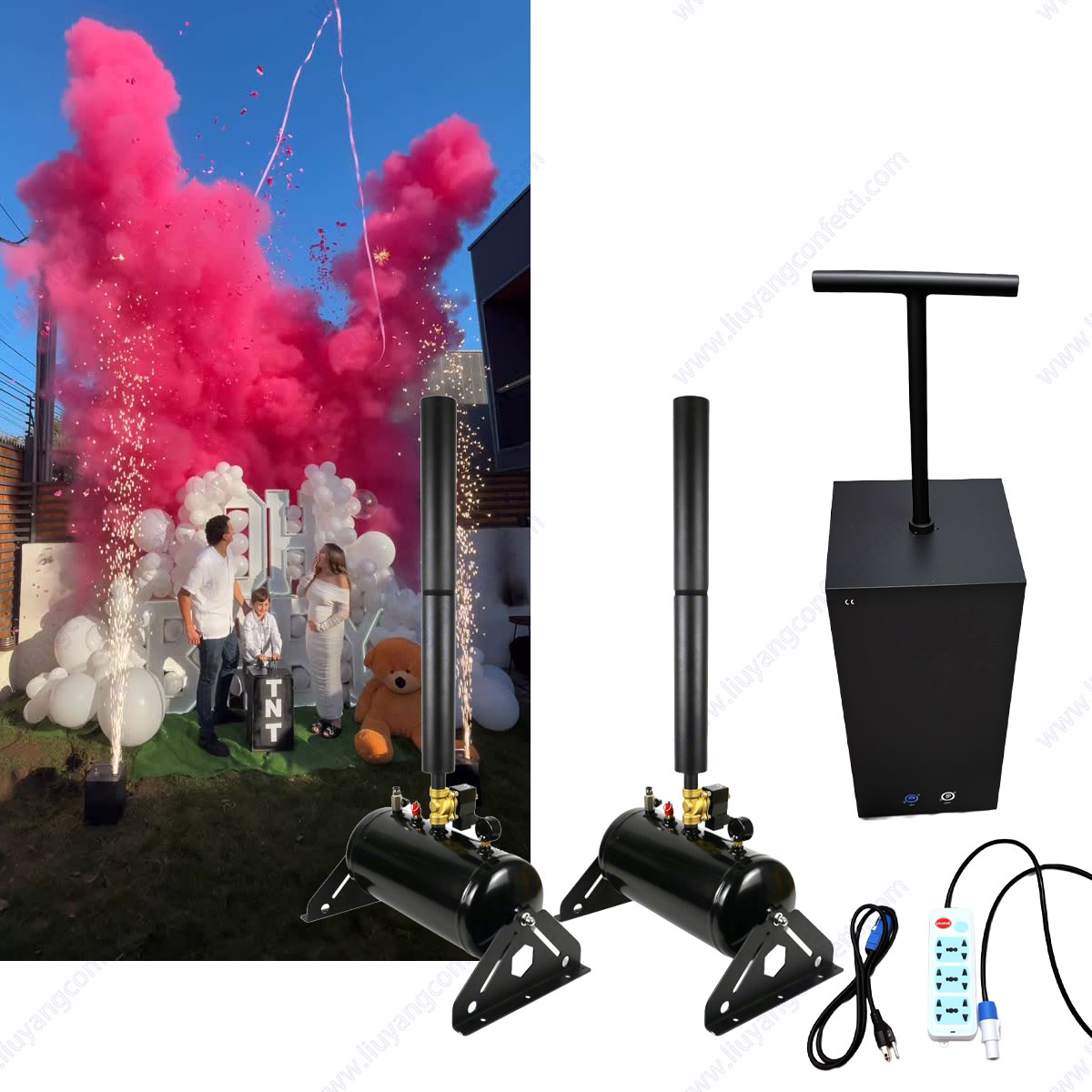 Confetti Streamer Baby Shower  - Confetti Cannon Tube ulasan dan harga