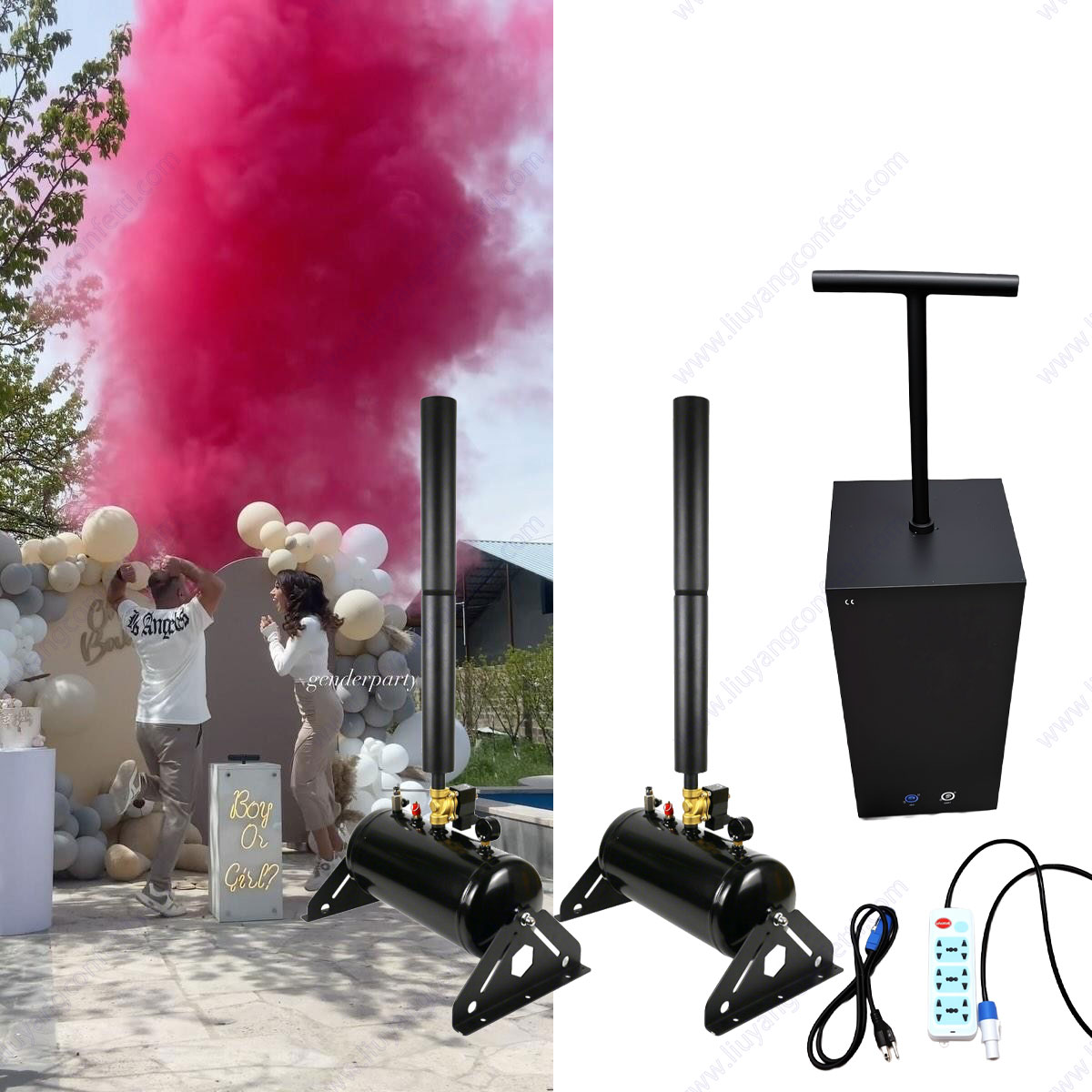 Confetti Streamer Baby Shower  - Confetti Cannon Tube ulasan dan harga