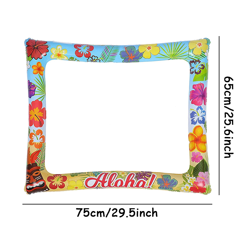1pc Hawaiian Aloha Theme Infla - Photo Booth Frame ulasan dan harga