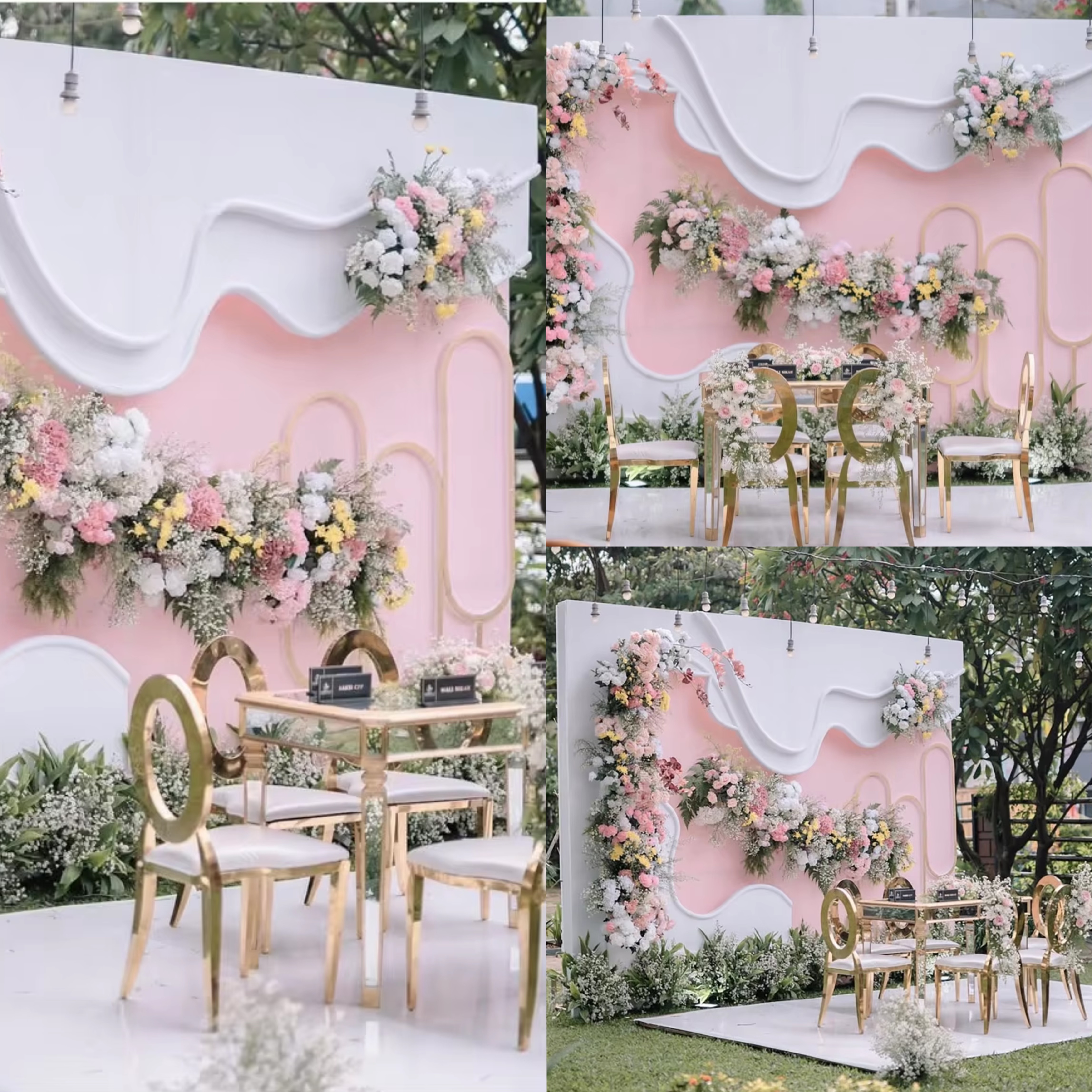 FSDKX PVC Wedding Backdrop Hot - Party Event Supplier ulasan dan harga