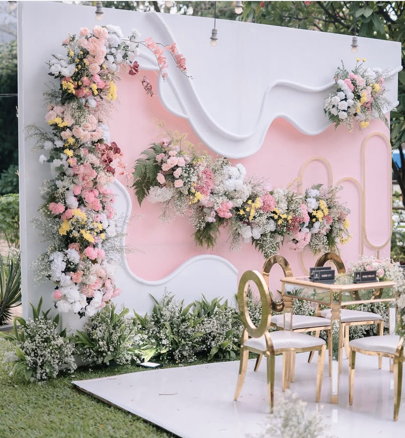 FSDKX PVC Wedding Backdrop Hot - Party Event Supplier ulasan dan harga