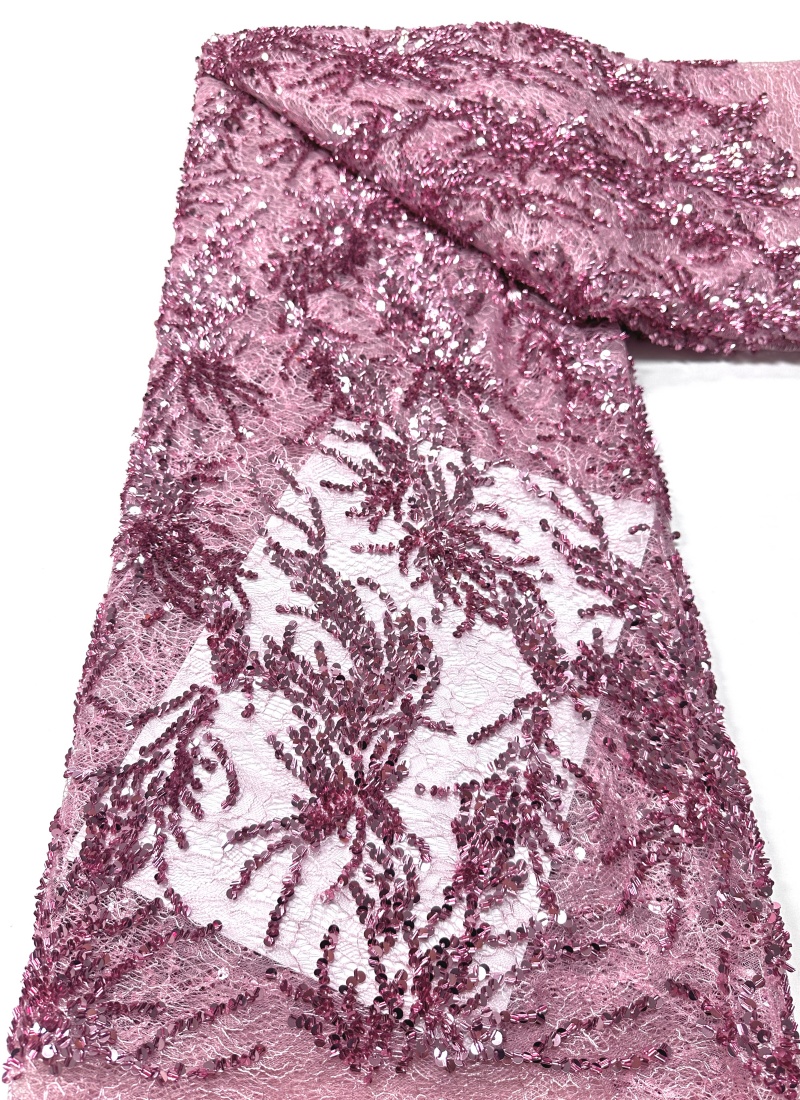 5 Yards African Net Lace Fabri - Glitter Tablecloth ulasan dan harga