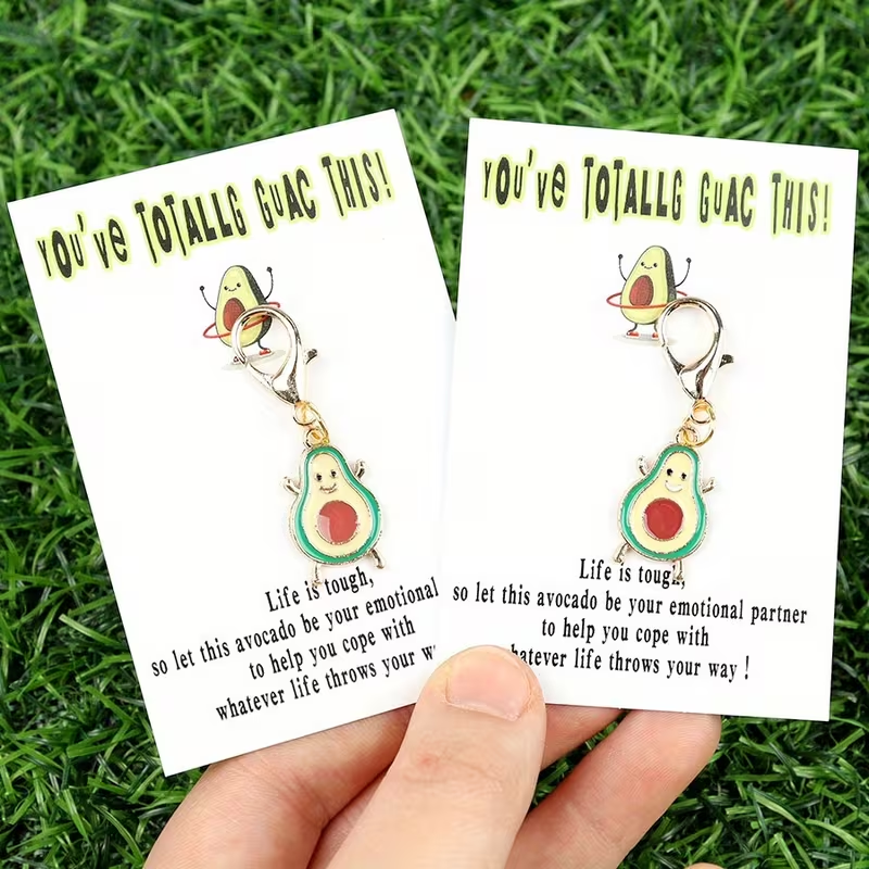 10 Charming Avocado Keychains  - Event Party ulasan dan harga