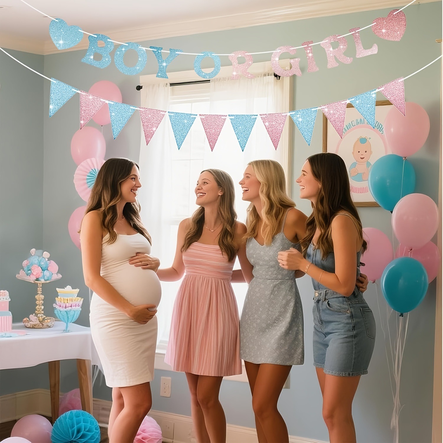Gender Reveal Party Supplies O - Confetti Cannon Tube ulasan dan harga
