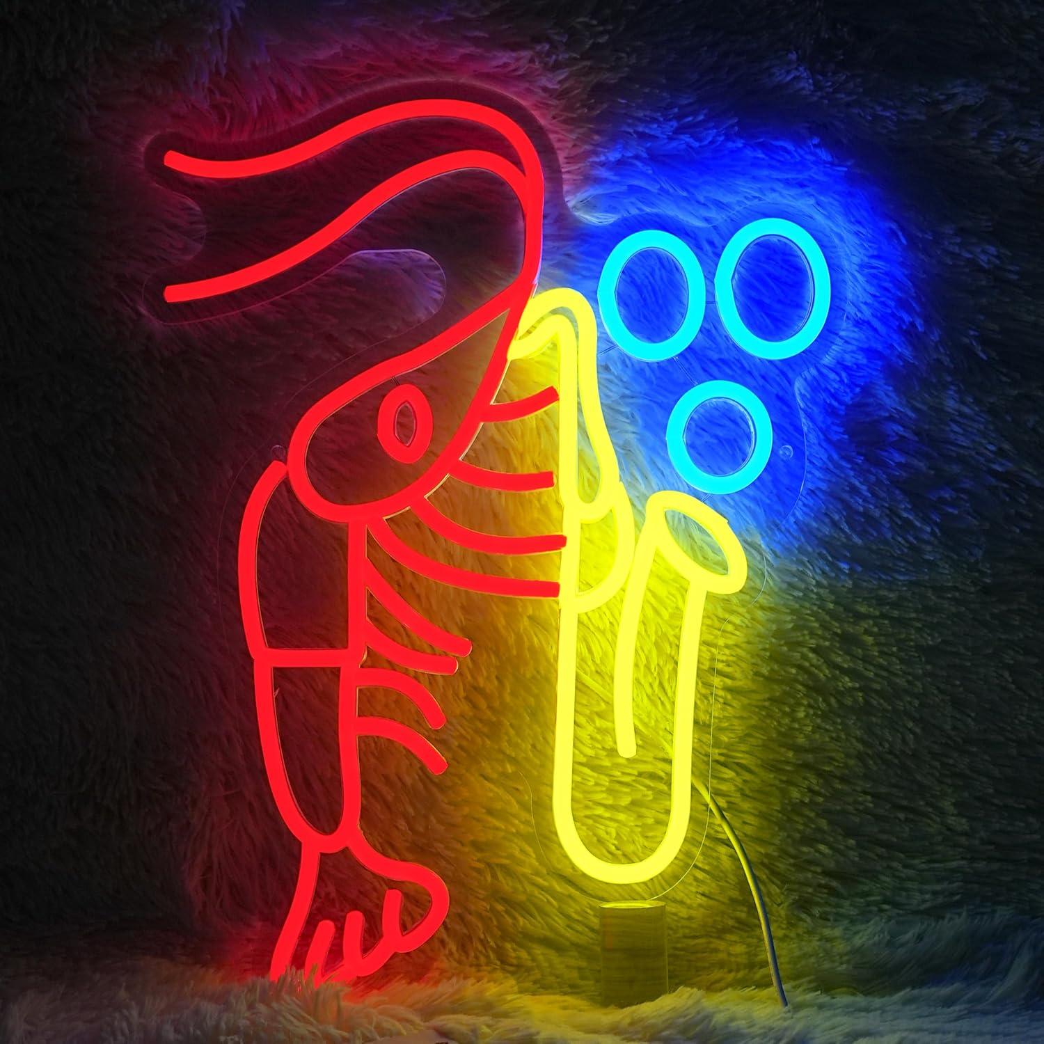 Lobster Saxophone Neon Sign Ja - Neon Sign Party ulasan dan harga