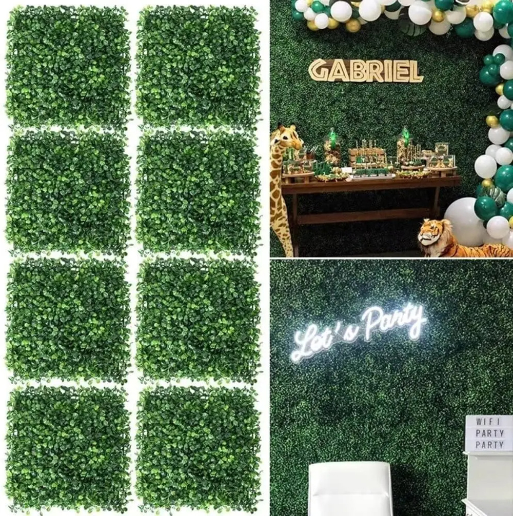 10 Pcs 25 CM Artificial Eucaly - Flower Wall Panel ulasan dan harga
