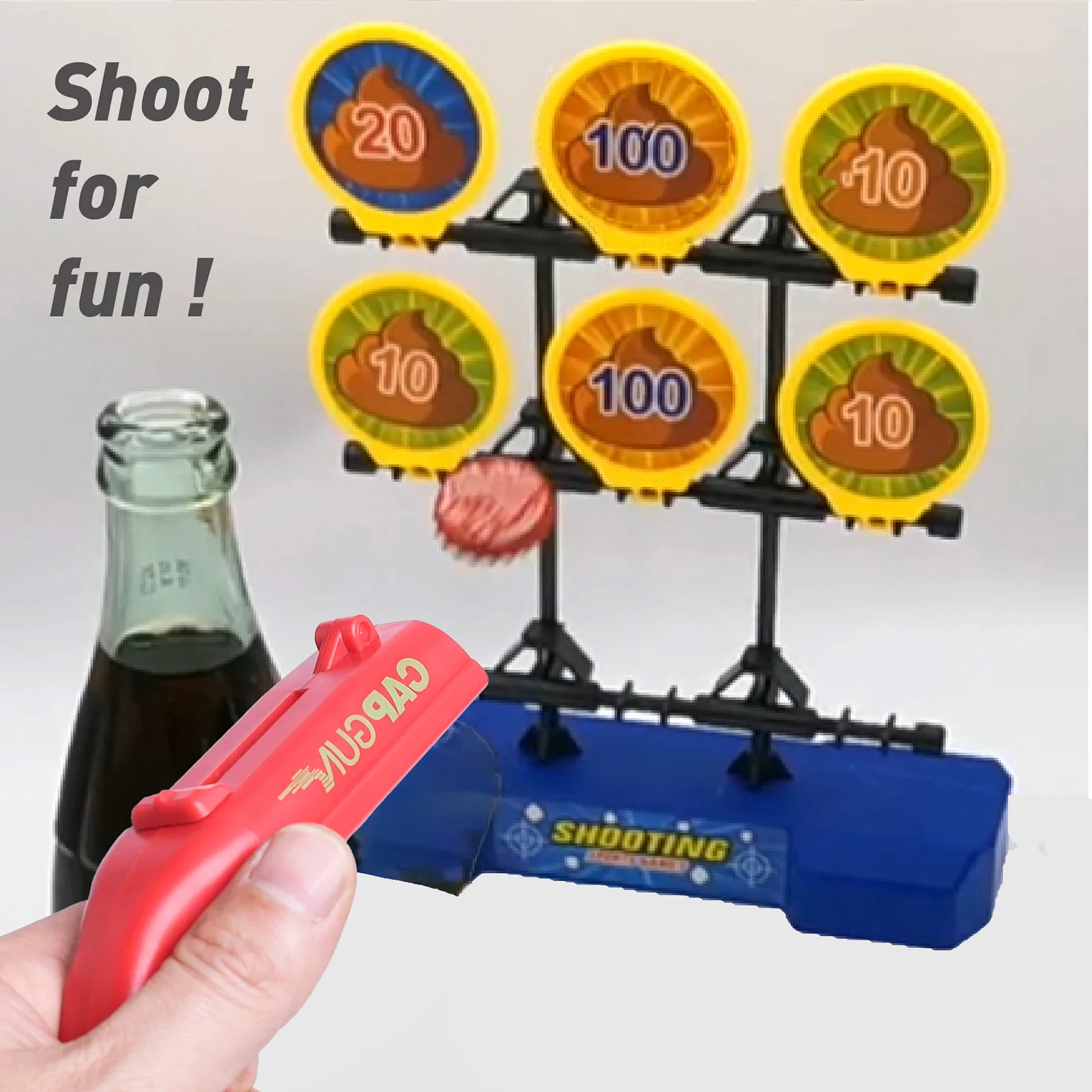 3PC Cap Gun Shooting Bottle Op - Event Launch Party ulasan dan harga