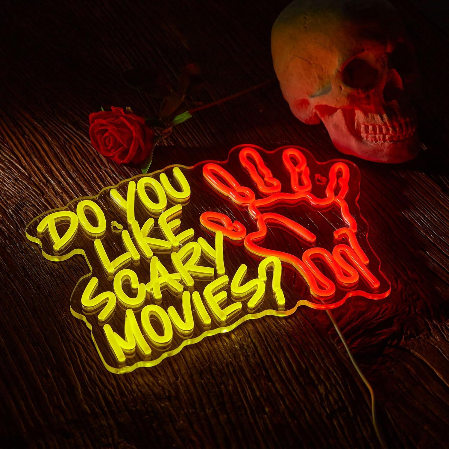Do You Like Scary Movies Neon  - Neon Sign Party ulasan dan harga