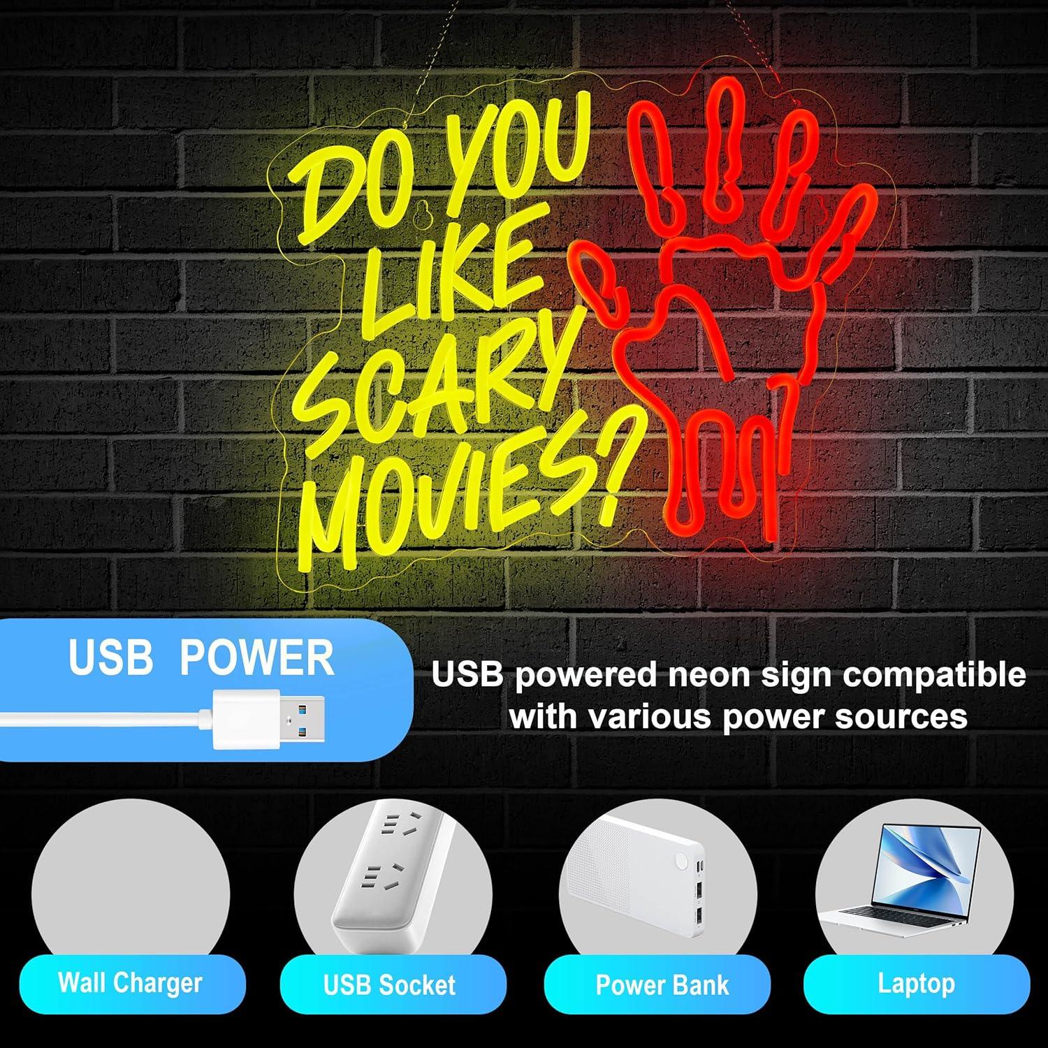 Do You Like Scary Movies Neon  - Neon Sign Party ulasan dan harga