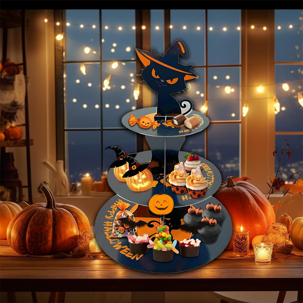 Halloween Cake Stand Pumpkin B - Cupcake Stand Tier ulasan dan harga