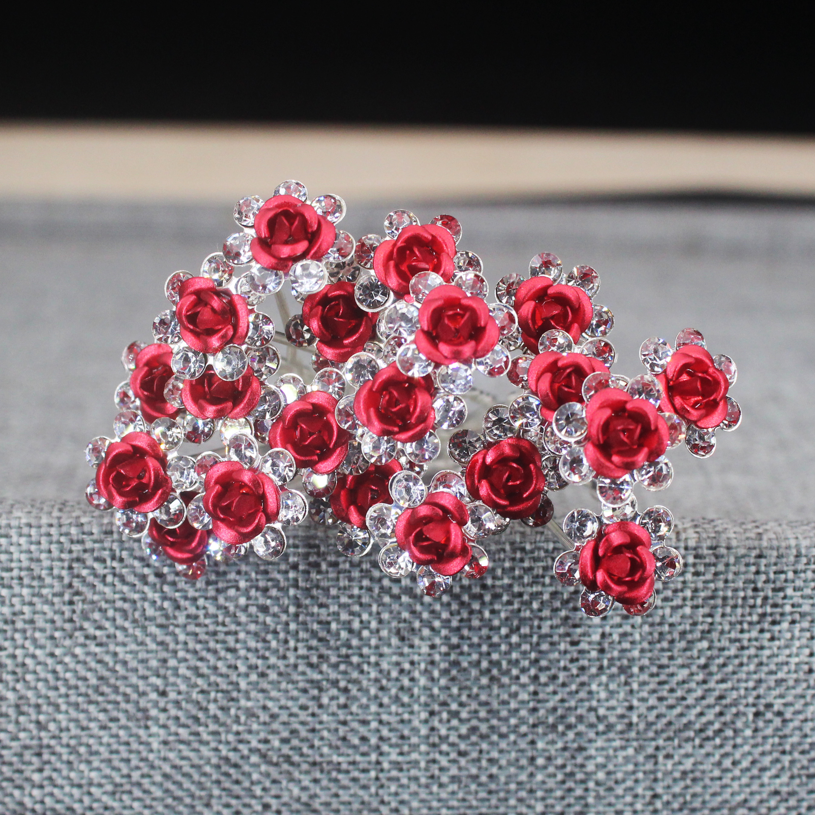 20PCS Rose Flower Rhinestone H - Event Suppliers ulasan dan harga