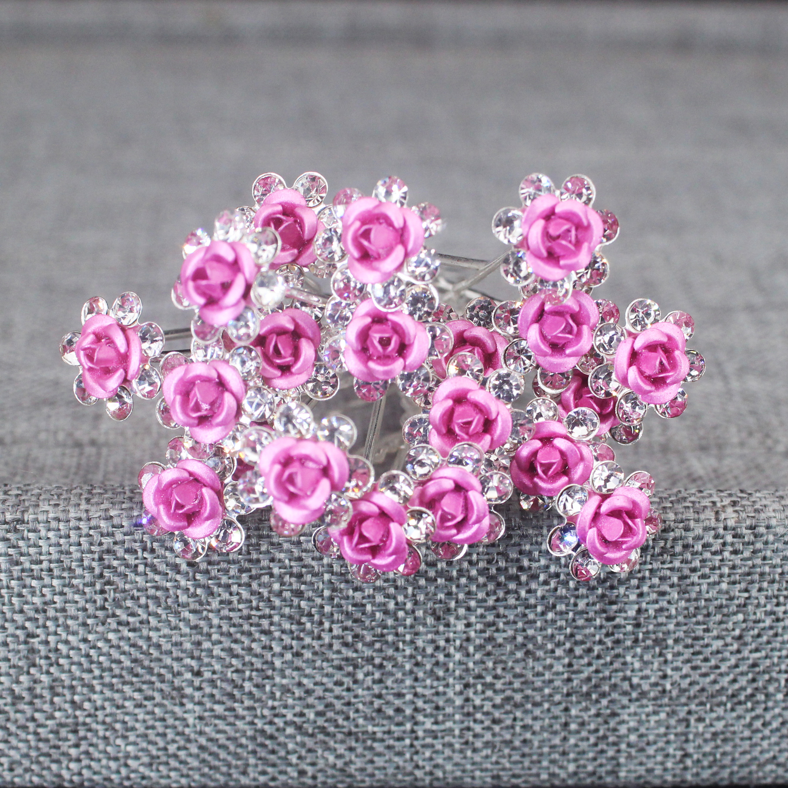 20PCS Rose Flower Rhinestone H - Event Suppliers ulasan dan harga