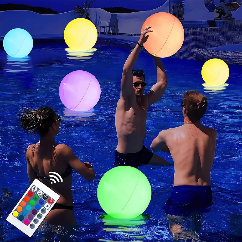 1pc 40CM Solar Powered Floatin - Led Balloon Light ulasan dan harga