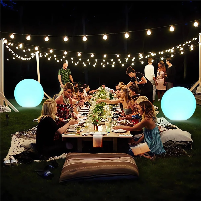 1pc 40CM Solar Powered Floatin - Led Balloon Light ulasan dan harga