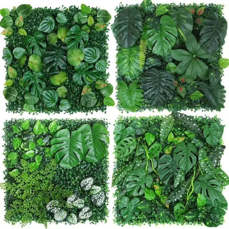 50x50cm 3d Artificial Plant Pa - Flower Wall Panel ulasan dan harga
