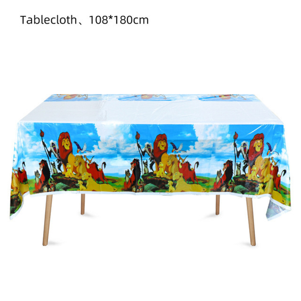 Simba Lion King Tablecloth Bir - Table Cloth Disposable ulasan dan harga