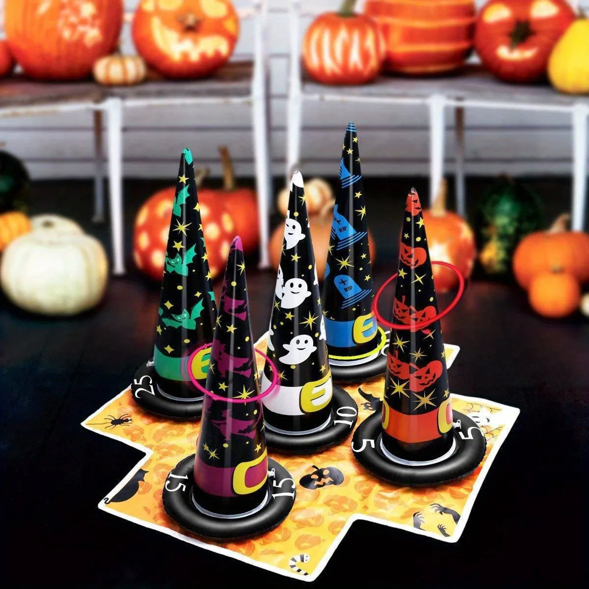1-10Sets Halloween Inflatable  - Party Hat Cone ulasan dan harga