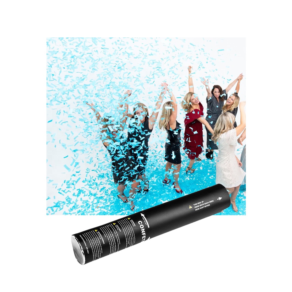 4pcs Sex Reveal Blue Pink Boy  - Confetti Cannon Tube ulasan dan harga