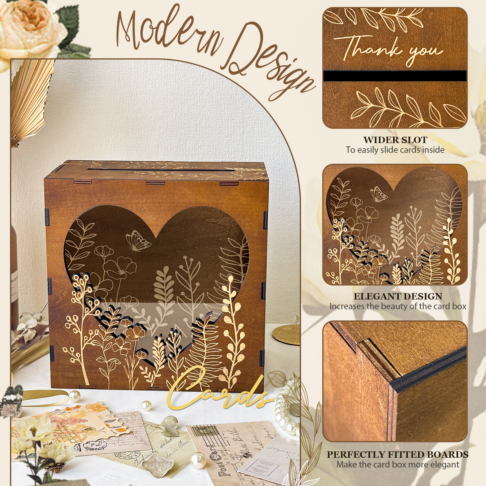 OurWarm Heart Window Card Box, - Event Party Box ulasan dan harga